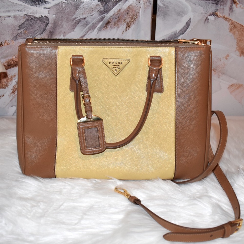 Authentic Prada Saffiano Lux Tote